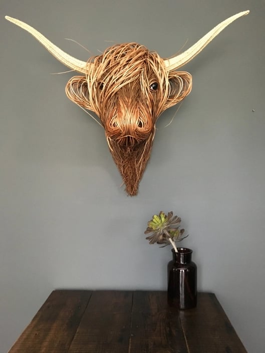 Skanto | Unik cow head veggdekor for oppholdsrom
