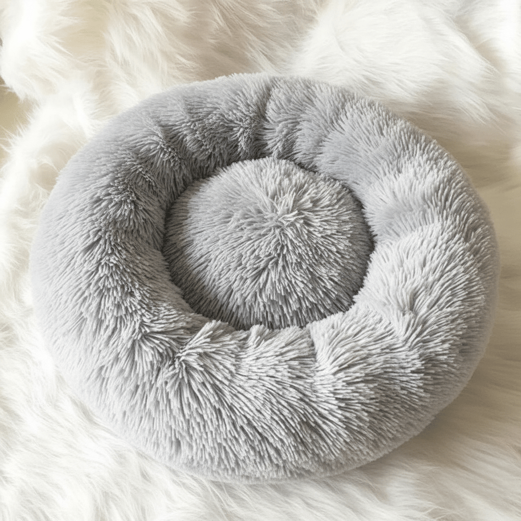 Skanto | Beroligende Faux Fur Hundeseng for Avslappet & Koselig Søvn
