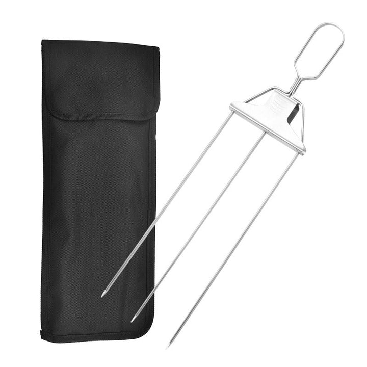 3 Way Grillspyd, Rustfritt Stål Spyd for BBQ | Skanto