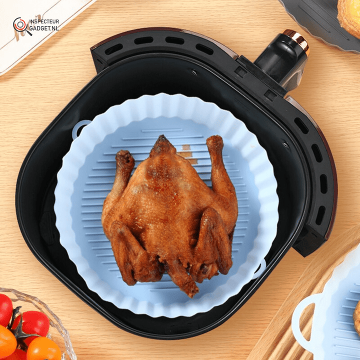 Skanto | Gjenbrukbar silikonboks for Airfryer & fettfri, ren matlaging
