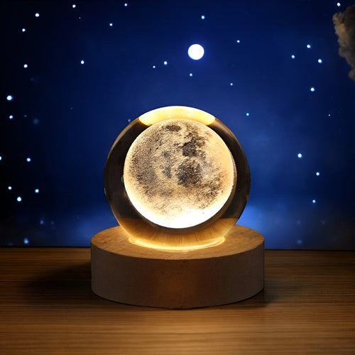 Skanto | 3D Krystallkule Lampe