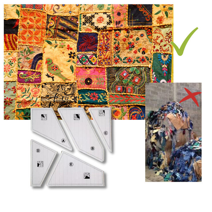 Kreativ quiltingmal