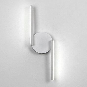 Skanto | Buet vegglampe i aluminium i moderne stil