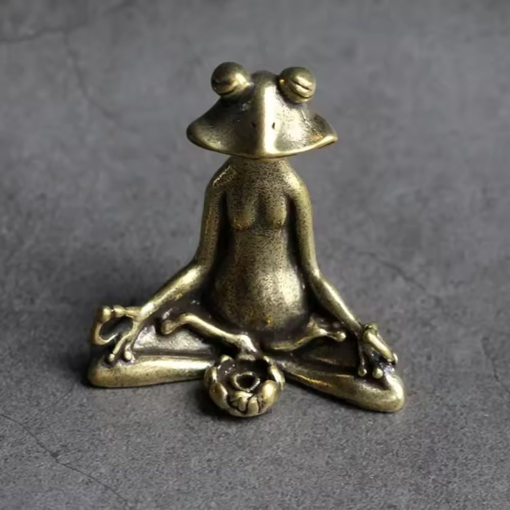 Meditasjon Frosk Figurin | Skanto
