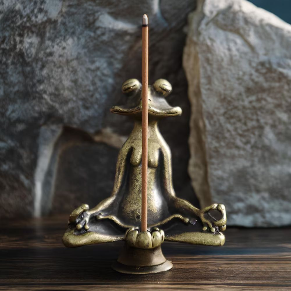 Meditasjon Frosk Figurin | Skanto