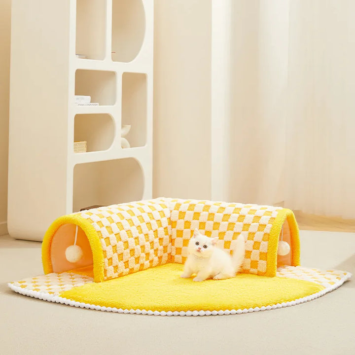 CozyCat Tunnel – Stilfullt lekeområde for katter Skanto