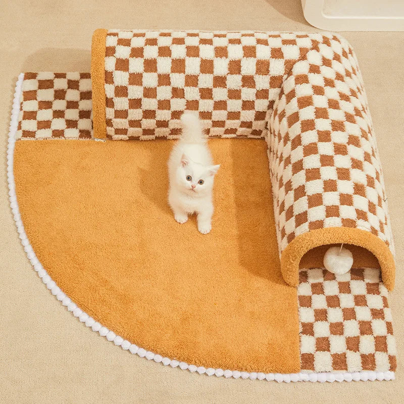 CozyCat Tunnel – Stilfullt lekeområde for katter Skanto