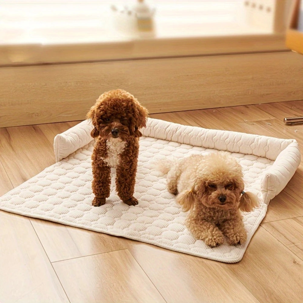 Skanto | Hund Anti-Skli Bolster Pet Quiltet Seng