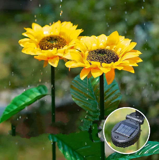 Skanto | Vanntett Solar Solsikke Lampe for Hage & Terrasse
