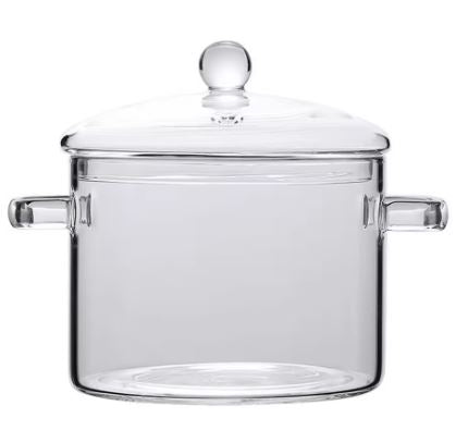 Glass varmebestandig kjele