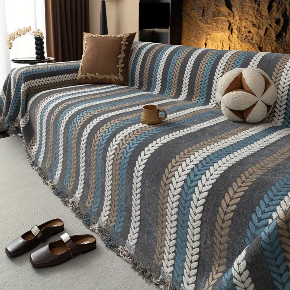 Skanto | Cascade Stripe Sofa Cover