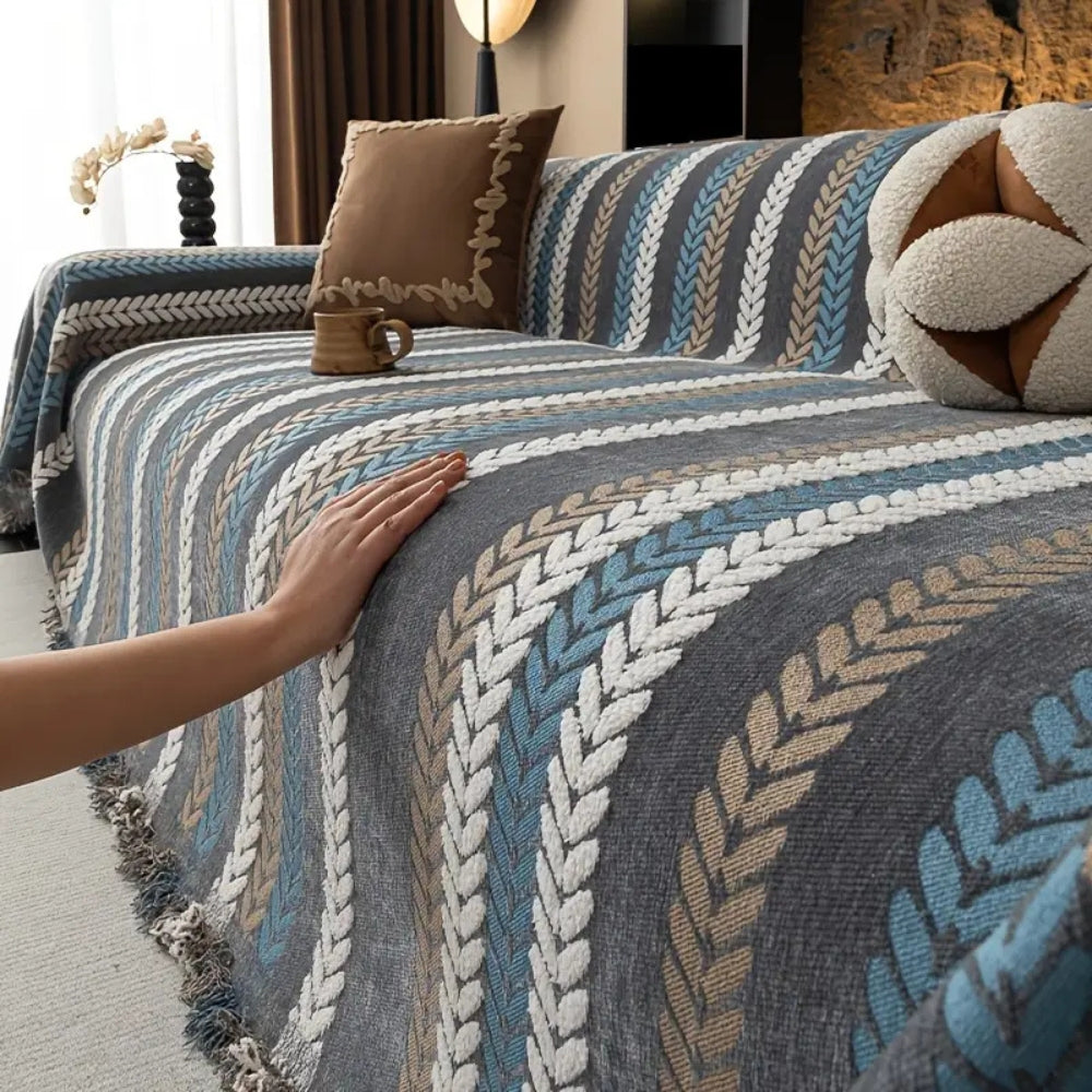 Skanto | Cascade Stripe Sofa Cover