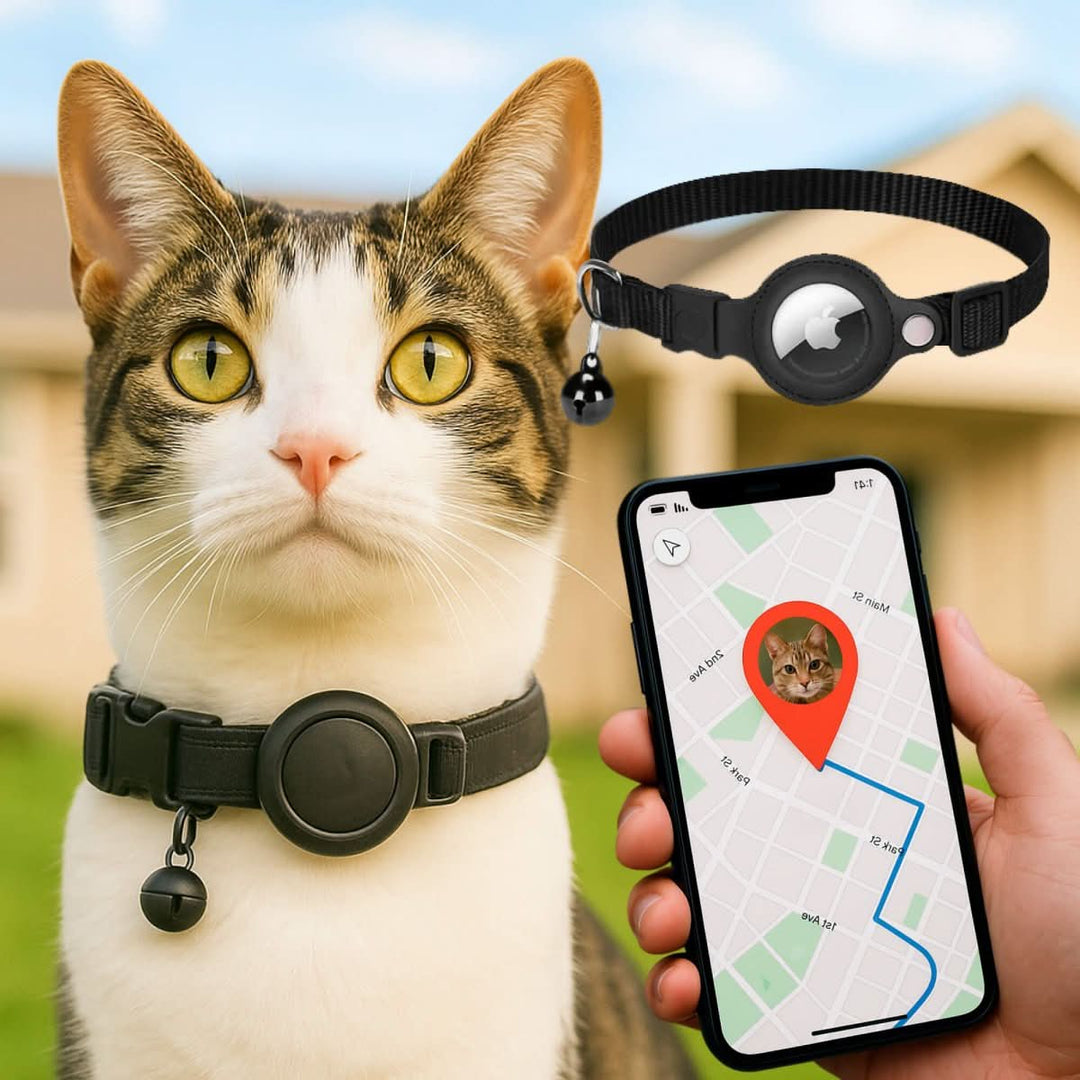 Skanto | GPS Kattestropp med Reflekterende Design og Sikkerhetslås
