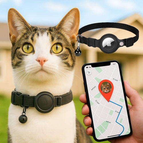 Skanto | GPS Kattestropp med Reflekterende Design og Sikkerhetslås