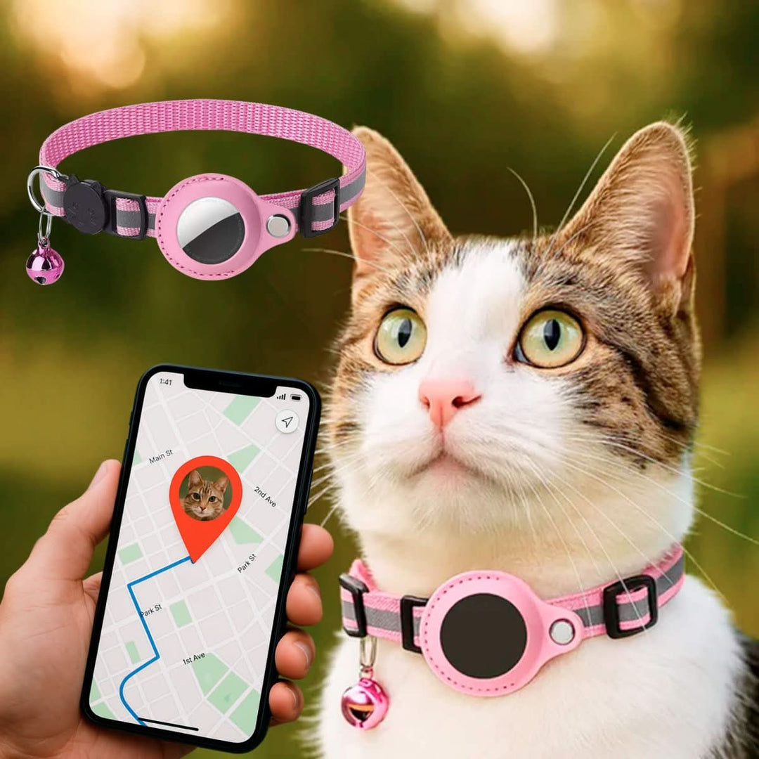Skanto | GPS Kattestropp med Reflekterende Design og Sikkerhetslås