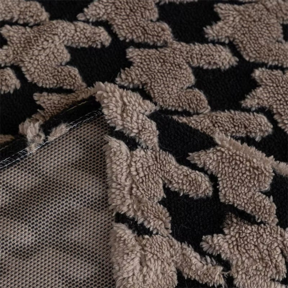 Skanto | Cavalli Houndstooth Plush Sofa Cover
