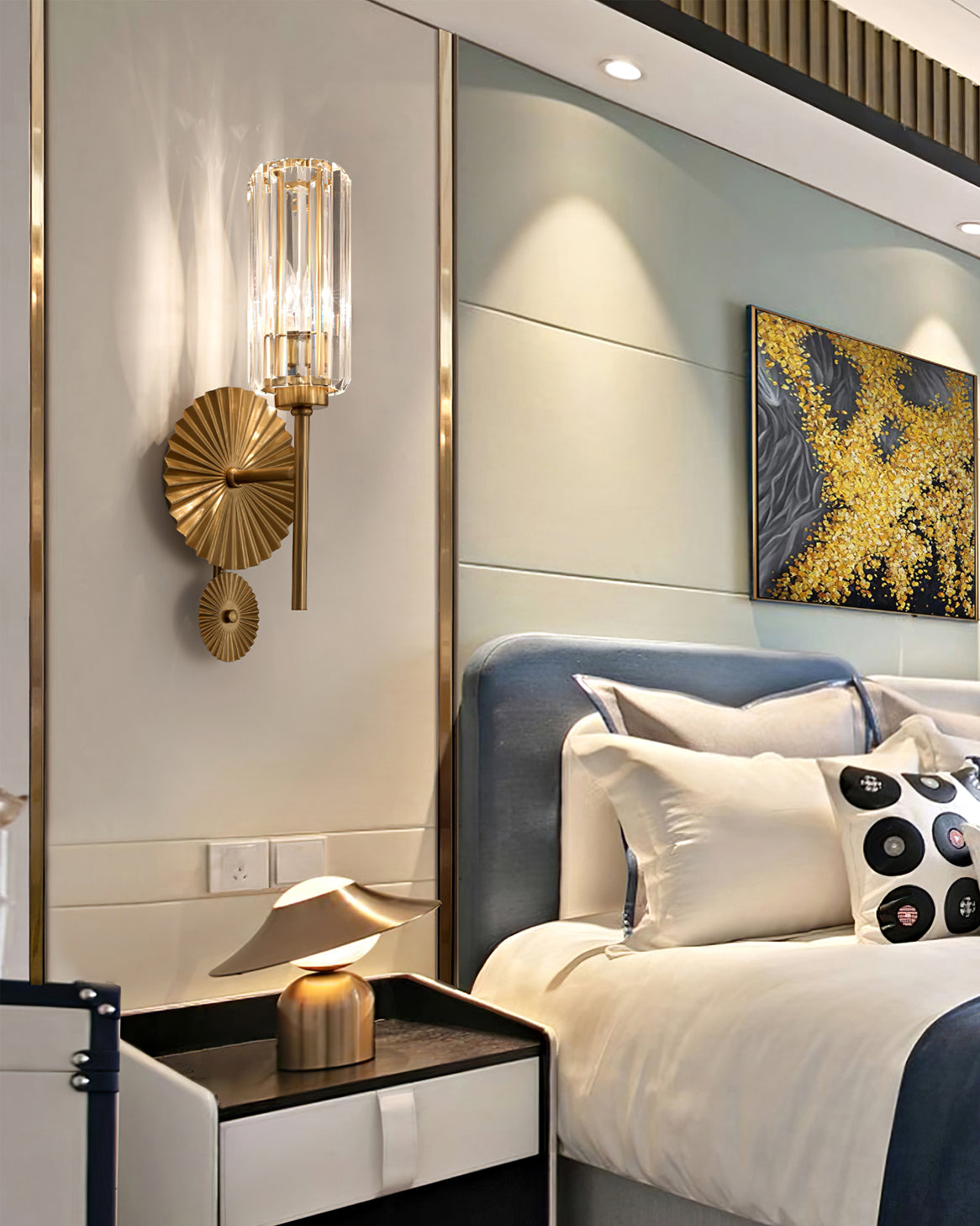 Norvo | Klassisk sylinderformet vegglampe for stilige interiører