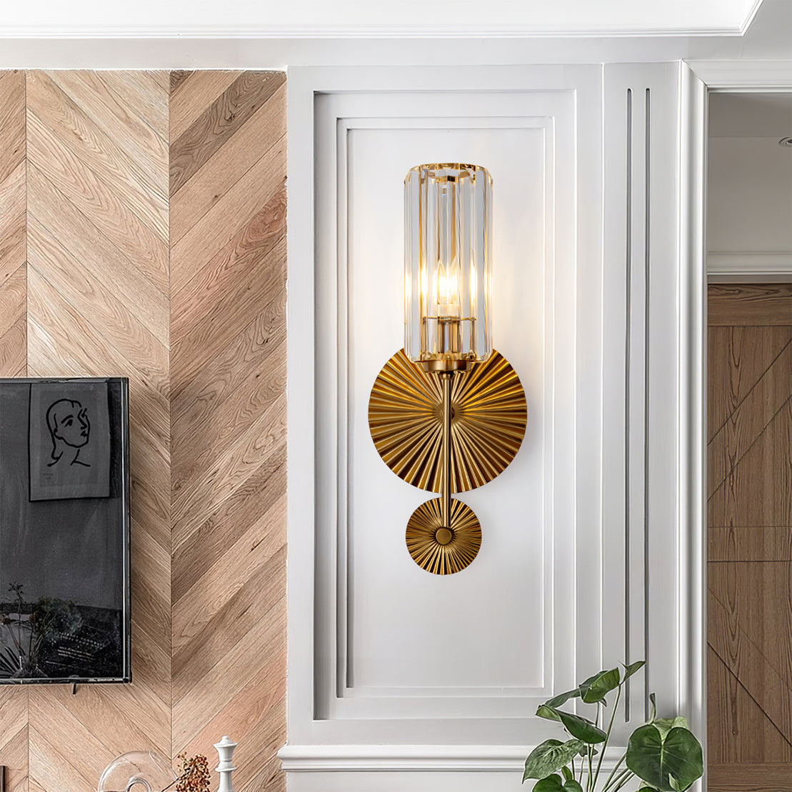 Norvo | Klassisk sylinderformet vegglampe for stilige interiører