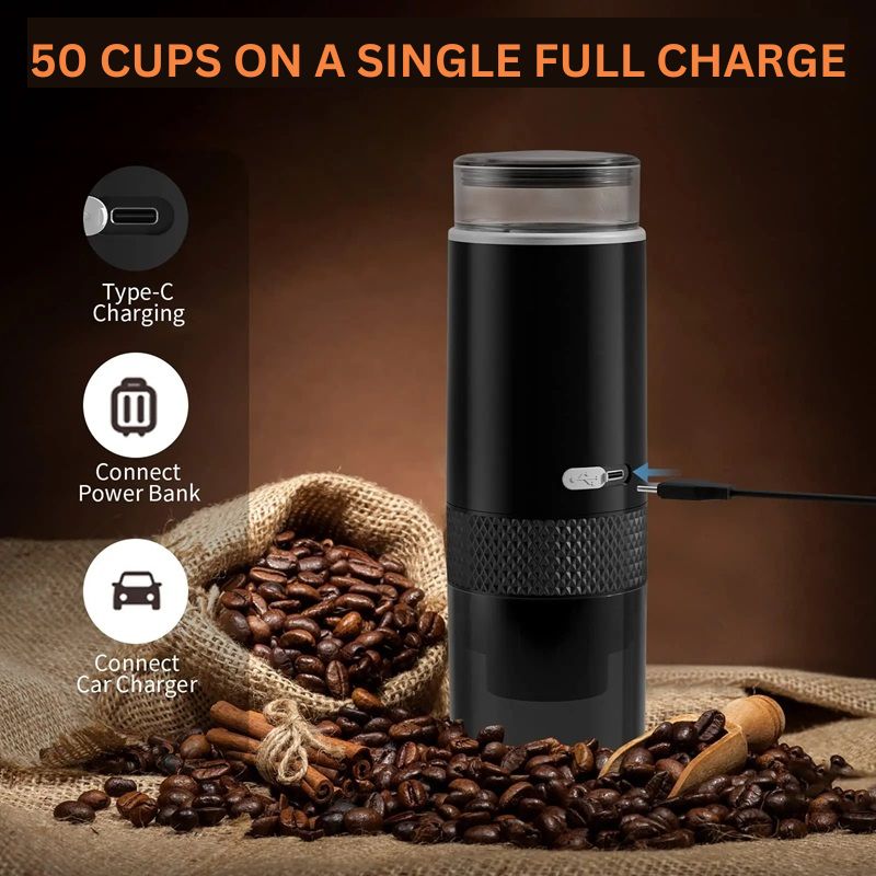 Skanto | 2 i 1 Bærbar Kaffemaskin