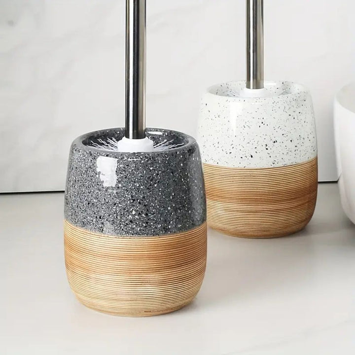 Skanto | Elegant Bad Toalettbørste & Holder Sett