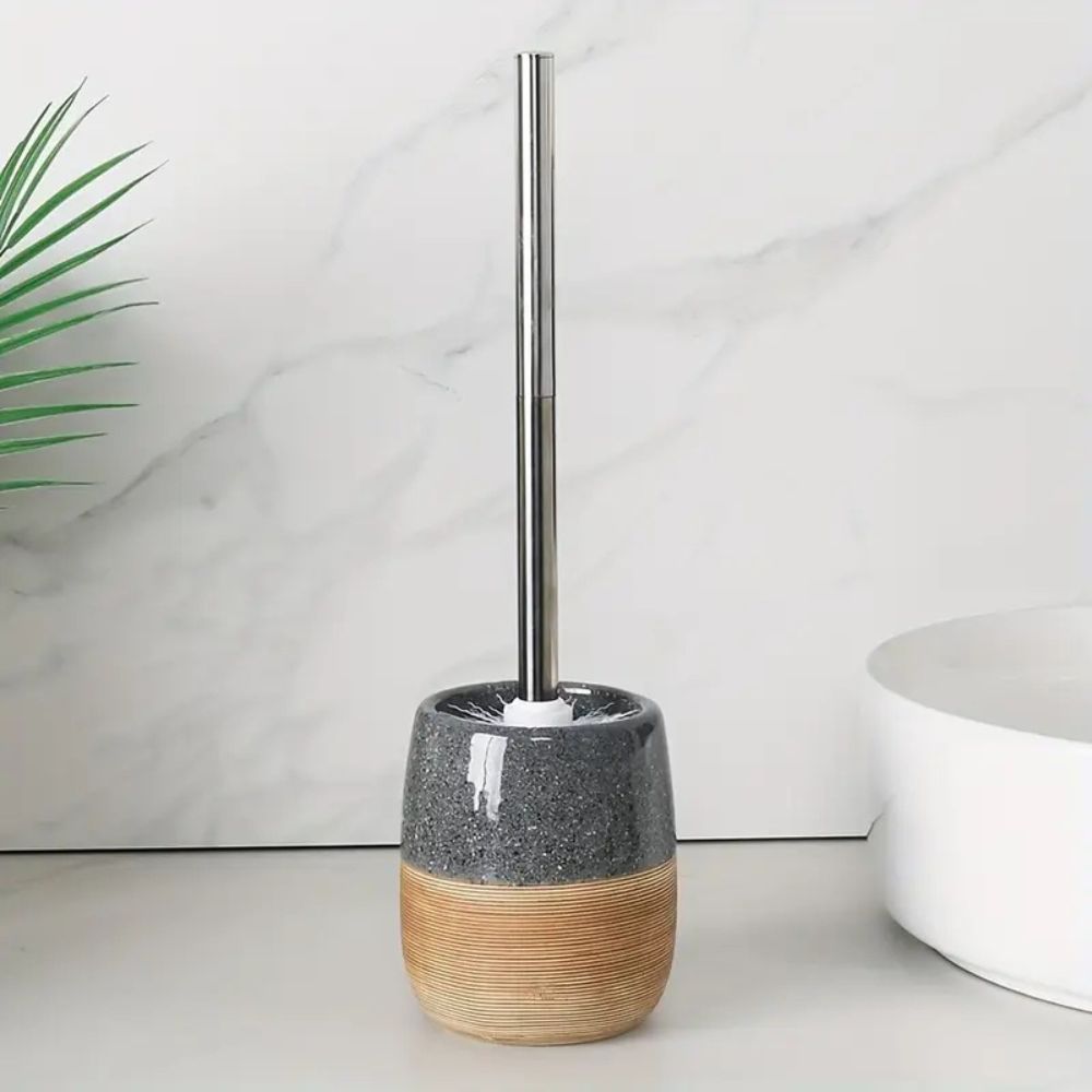 Skanto | Elegant Bad Toalettbørste & Holder Sett
