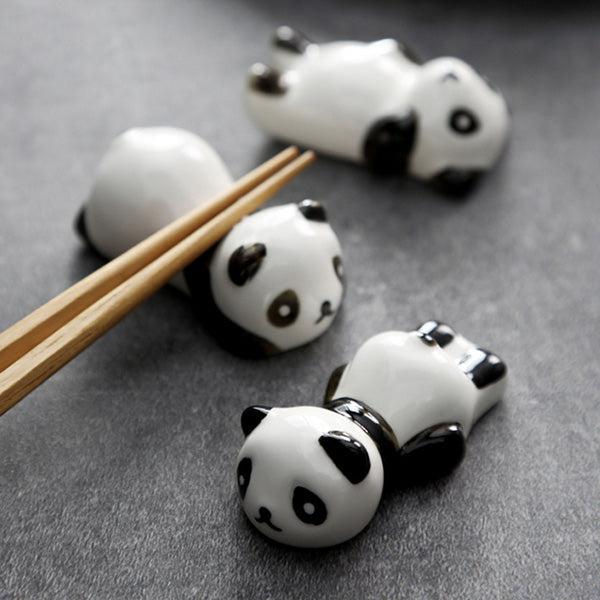 Keramisk Panda Malepensel Spisepinner Holder | Skanto