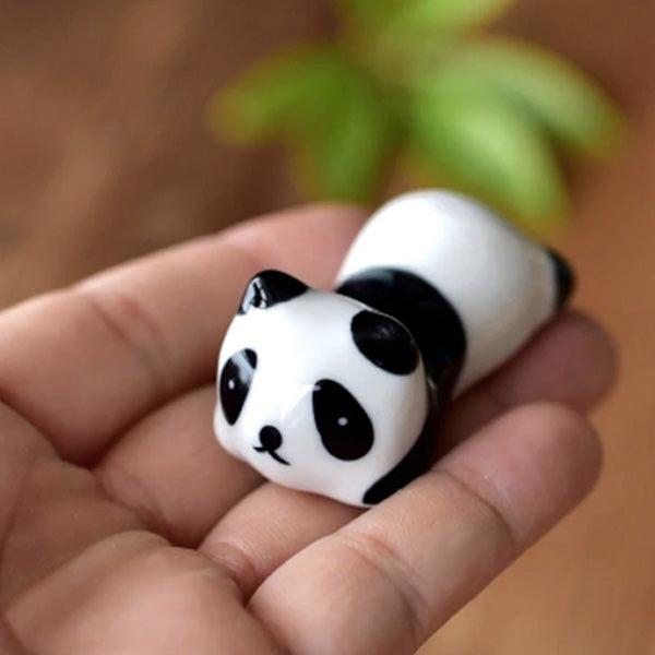 Keramisk Panda Malepensel Spisepinner Holder | Skanto