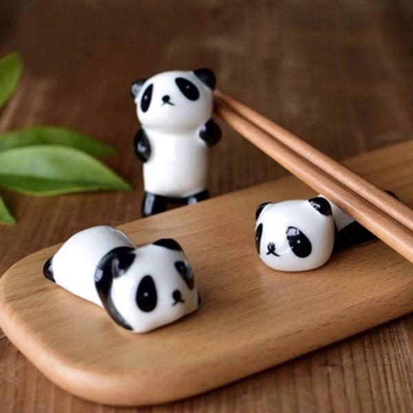 Keramisk Panda Malepensel Spisepinner Holder | Skanto