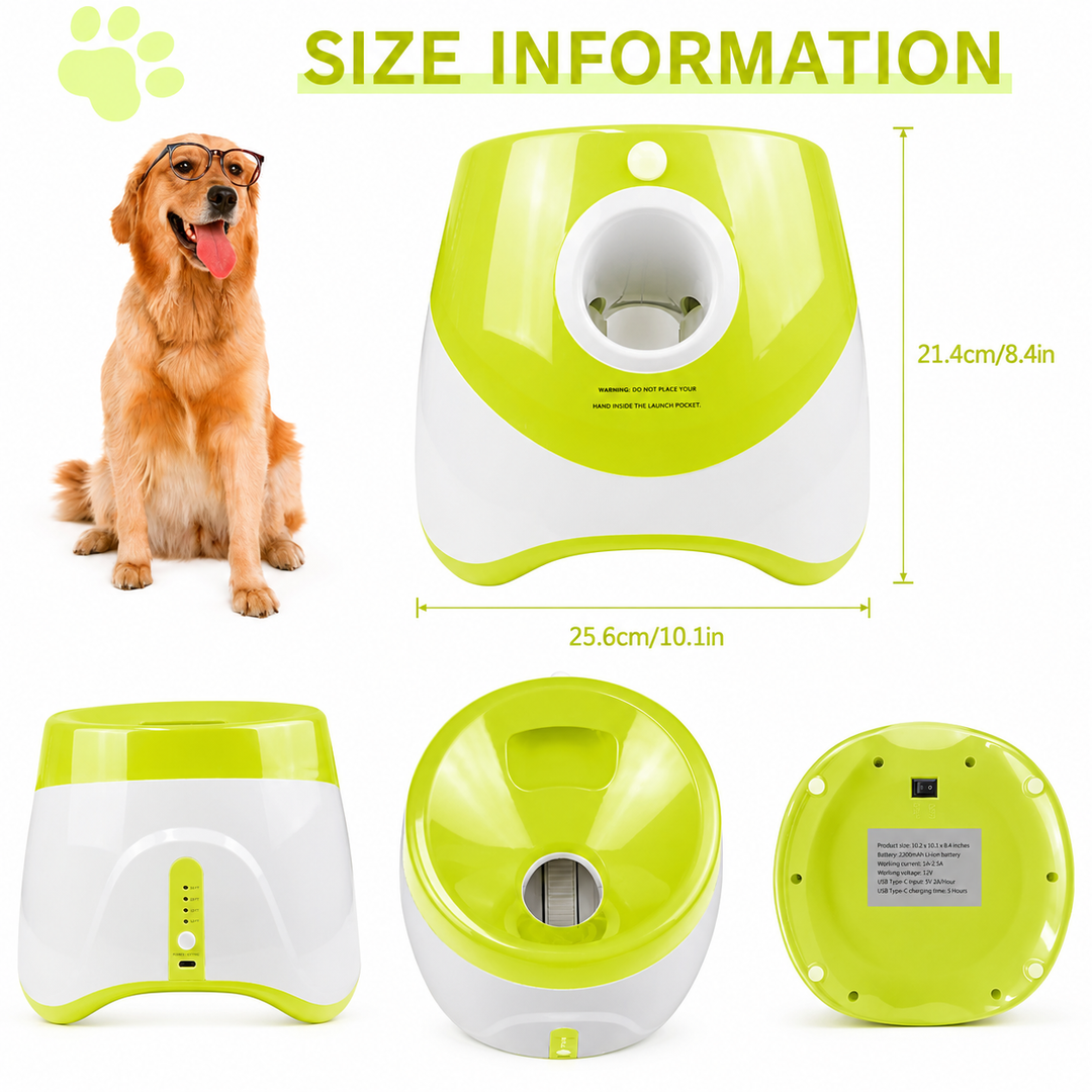 PlayBolt Automatisk Ball Kaster for Hunder | Skanto