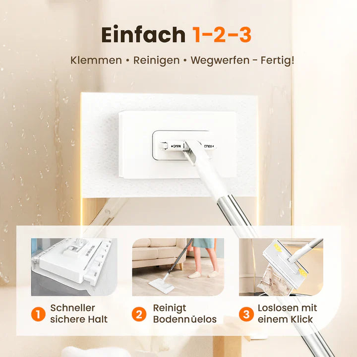 ReachClean Klutholder Mopp Utvidbar Hygienisk | Skanto