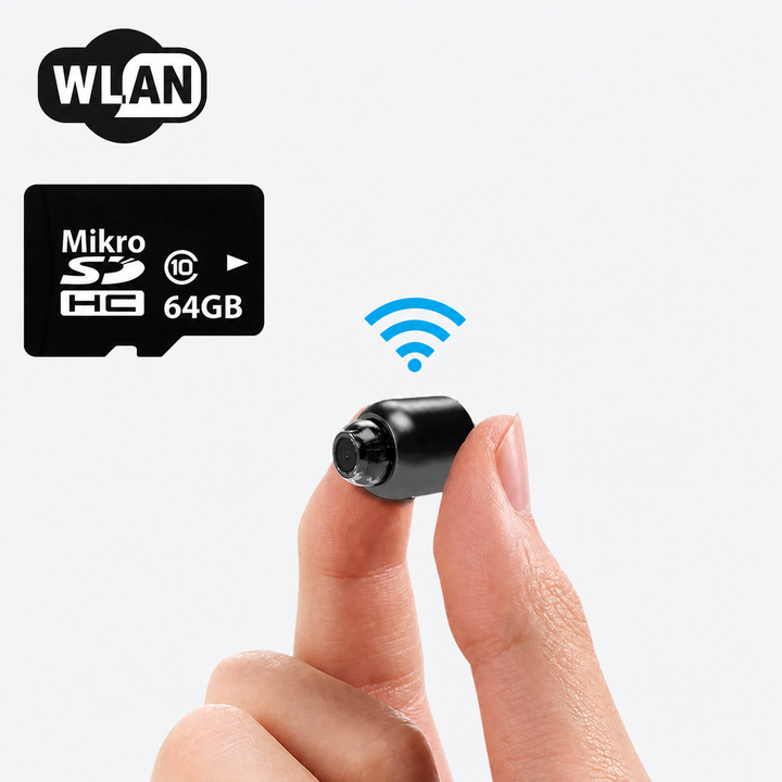 Ultrakompakt Wi-Fi overvåkningskamera med nattsyn | Skanto