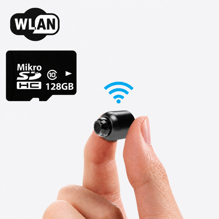 Ultrakompakt Wi-Fi overvåkningskamera med nattsyn | Skanto