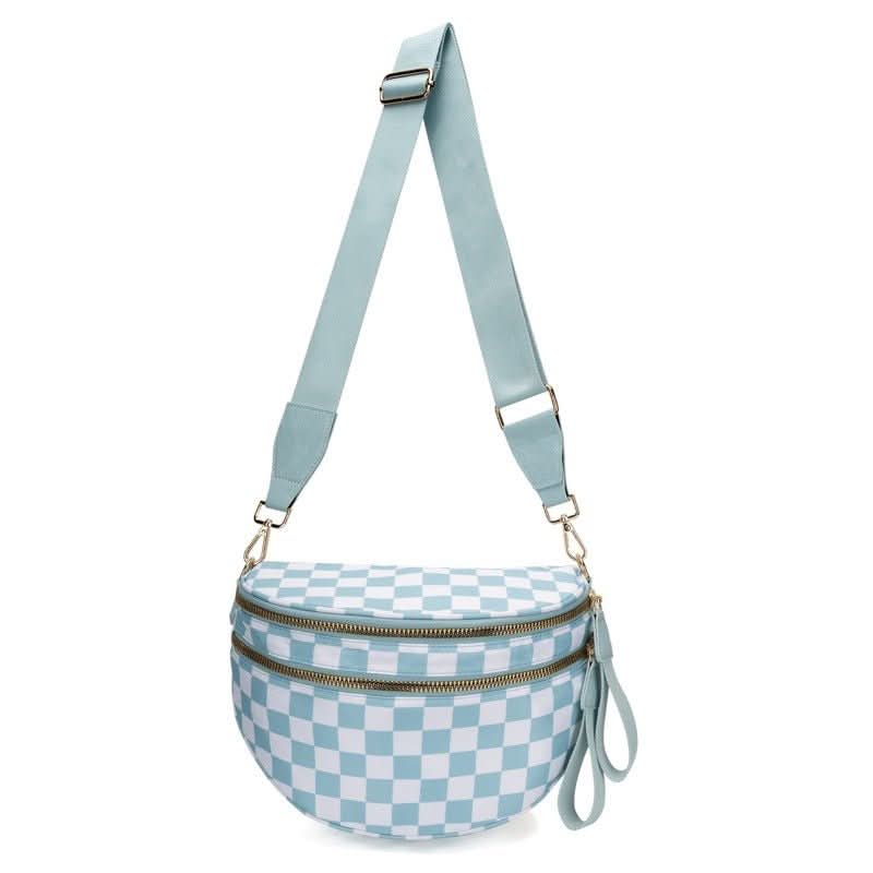 Skanto | Marella Avenue Crossbody Bag | Stylish Checkerboard Bag | Elegant Shoulder Bag for Everyday & Leisure
