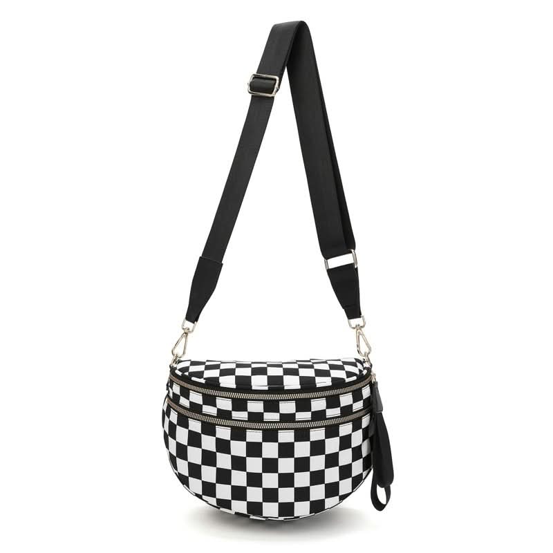 Skanto | Marella Avenue Crossbody Bag | Stylish Checkerboard Bag | Elegant Shoulder Bag for Everyday & Leisure