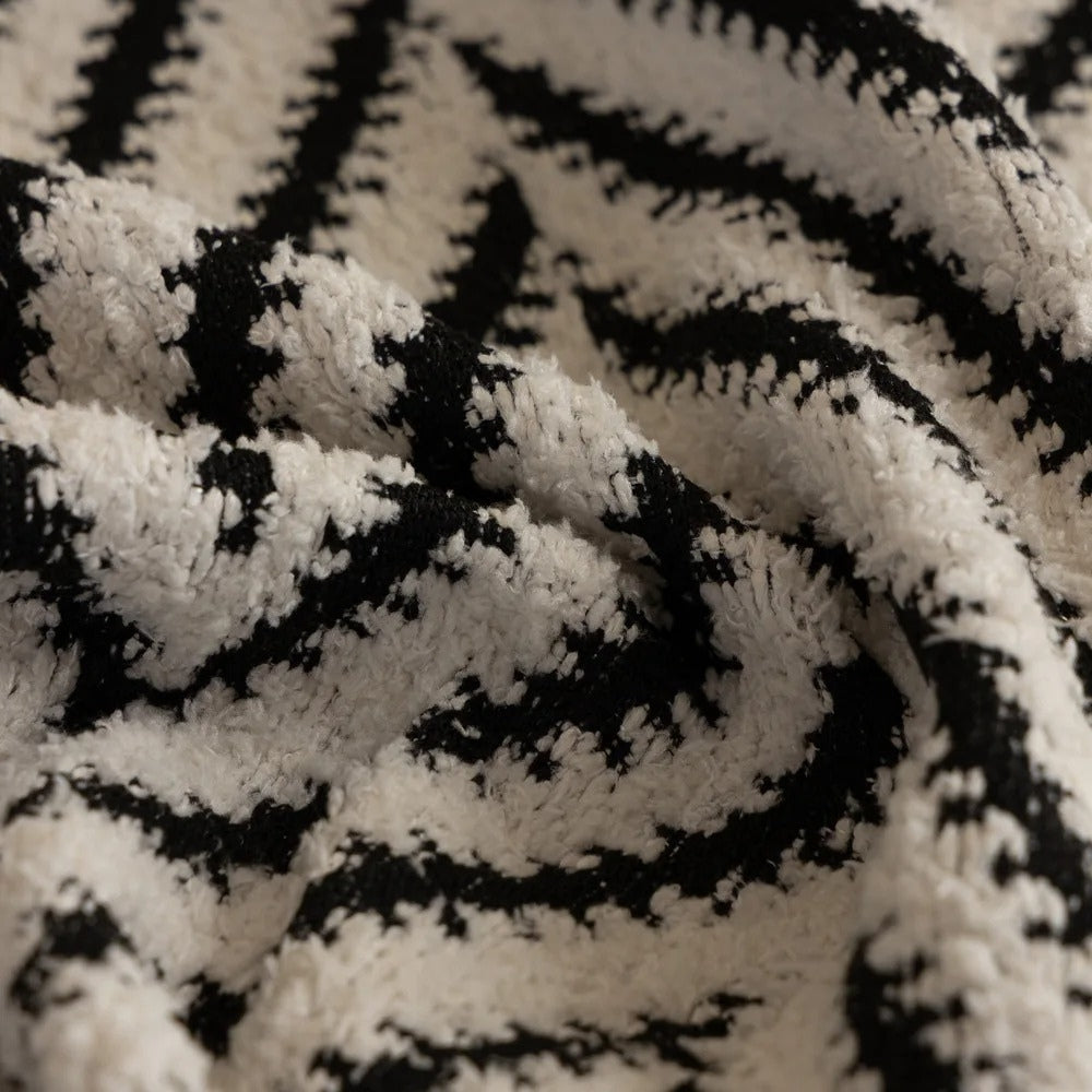 Skanto | Chevron Herringbone Frynse Sofa Deksel