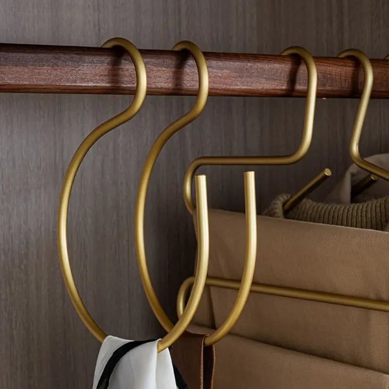 Skanto | HangStruct – S-formede metallkleshengere (sett med 5) for plassbesparelse