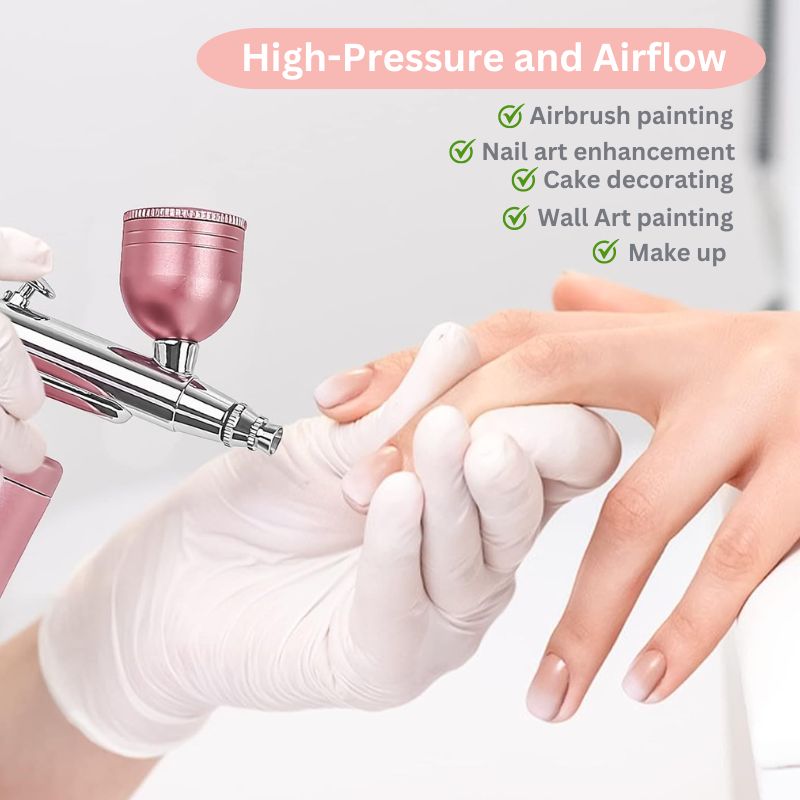 Skanto | Trådløs Mini Airbrush Kit med Kompressor