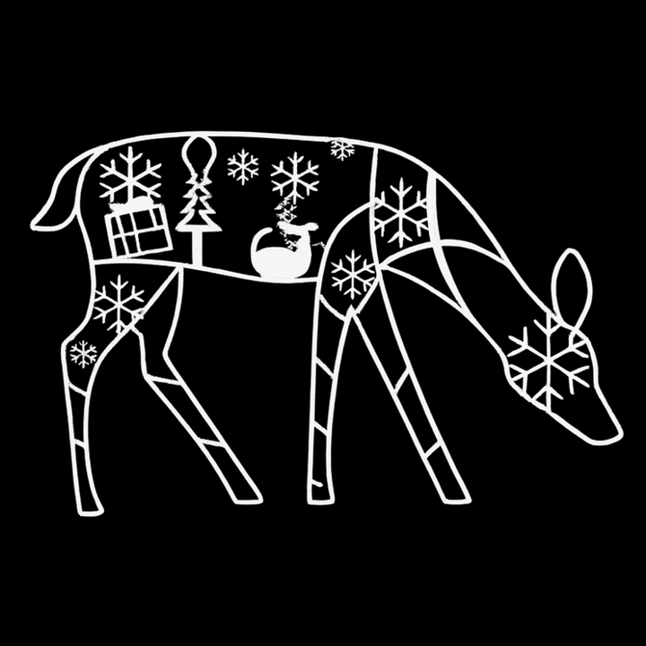 Skanto | Juledekorasjoner Akryl Reinsdyr Lysfigurer