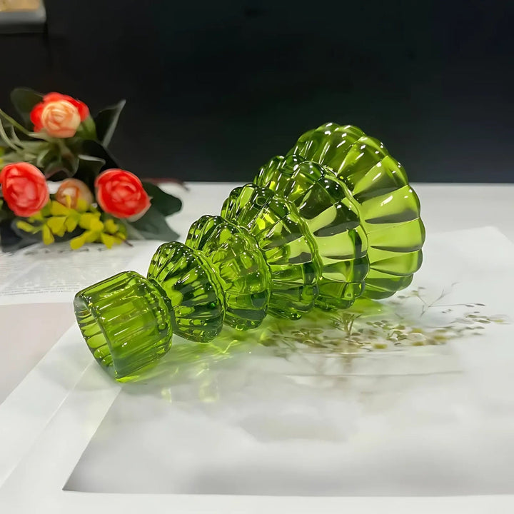 Skanto | LumiTree Glass-Lysestake Sett – 3-delt Tre-formet Borddekorasjon