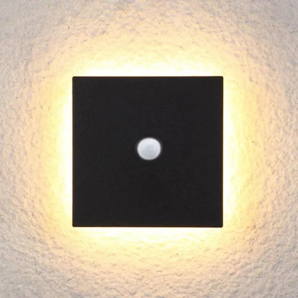 Skanto | Vegglampe Moderne Svart Utendørs LED Lampe