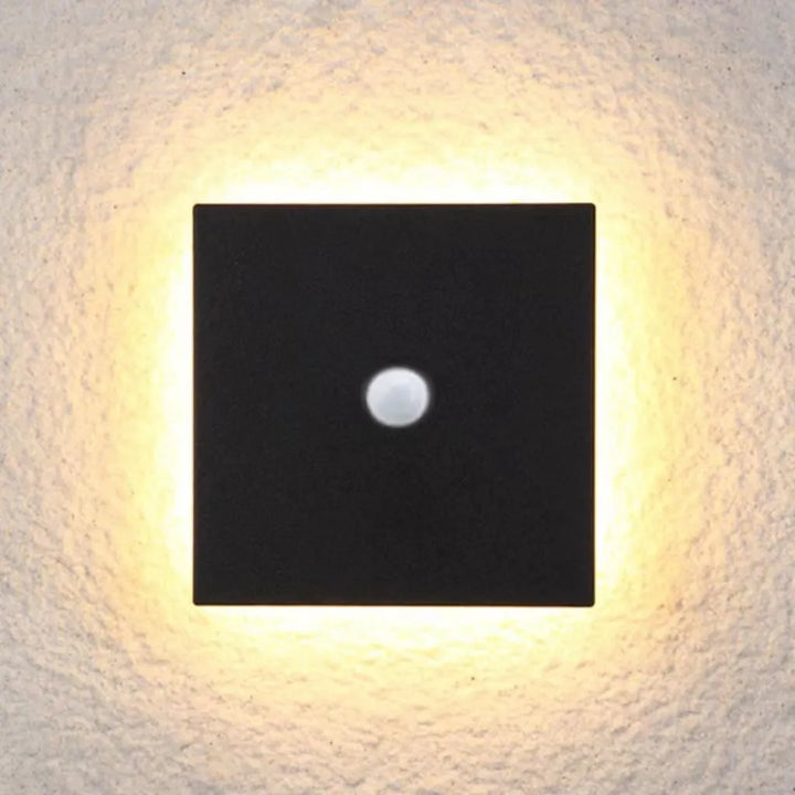 Skanto | Vegglampe Moderne Svart Utendørs LED Lampe