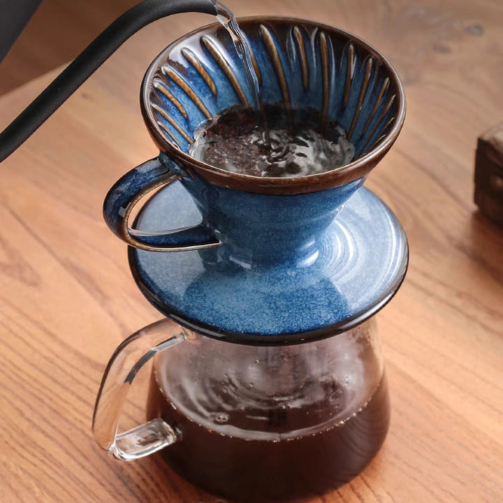 V60 Keramisk Dripper – Perfekt for kunstnerisk kaffebrygging hjemme | Skanto