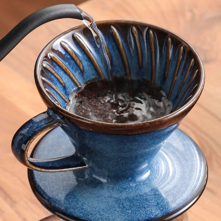 V60 Keramisk Dripper – Perfekt for kunstnerisk kaffebrygging hjemme | Skanto