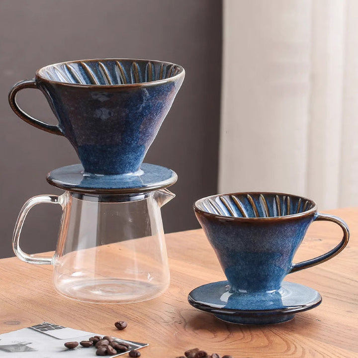V60 Keramisk Dripper – Perfekt for kunstnerisk kaffebrygging hjemme | Skanto