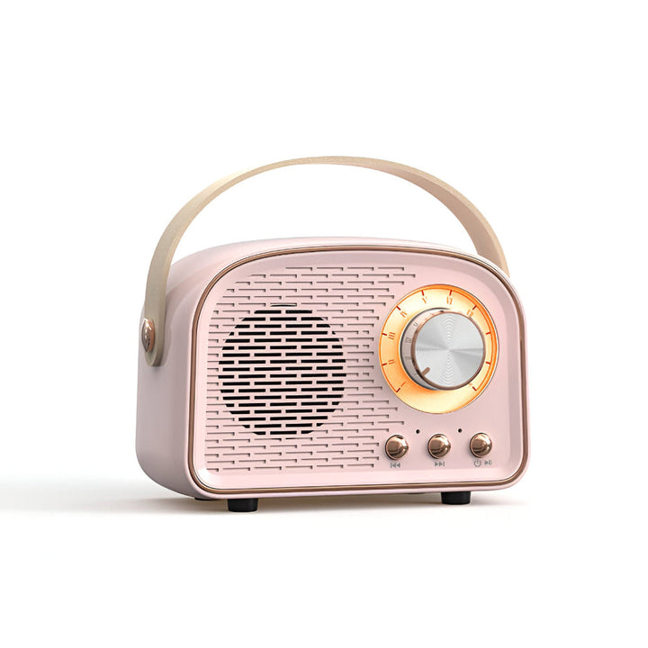 SoundRetro Bluetooth-høyttaler – Trådløs vintage-høyttaler med dyp lyd og retro design | Skanto