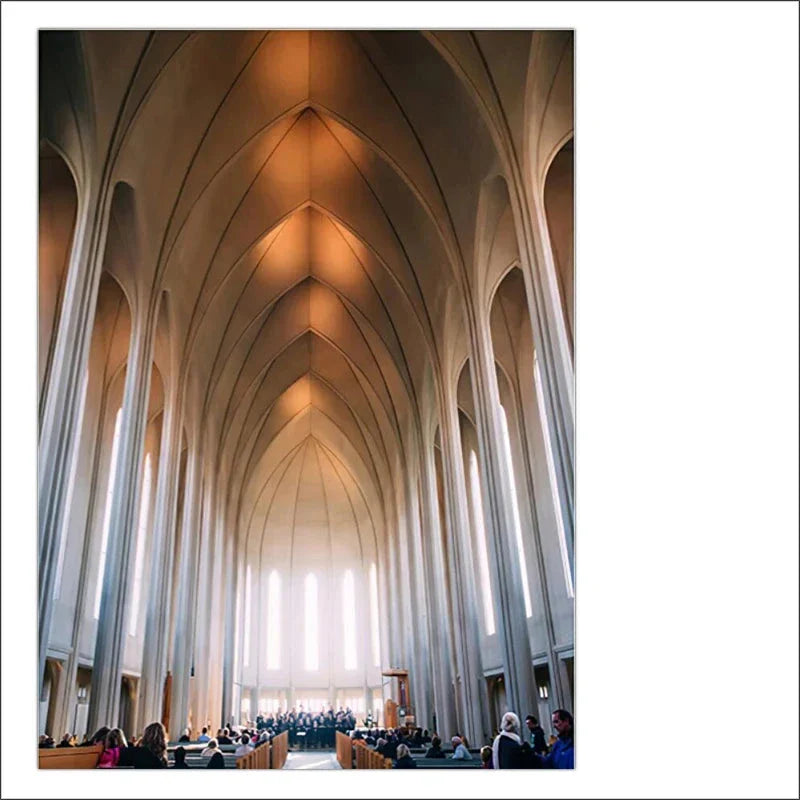 Klassisk Arkitektonisk Veggkunst Plakat Fint Kunst Lerretsutskrifter Inspirerende Atmosfæriske Bilder For Stue Moderne Foyer Kunst Dekor | Skanto