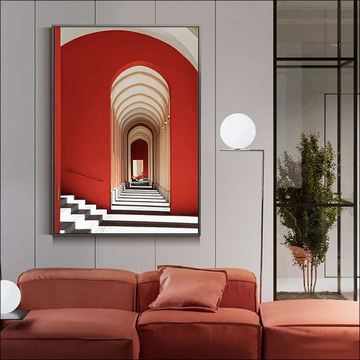 Klassisk Arkitektonisk Veggkunst Plakat Fint Kunst Lerretsutskrifter Inspirerende Atmosfæriske Bilder For Stue Moderne Foyer Kunst Dekor | Skanto