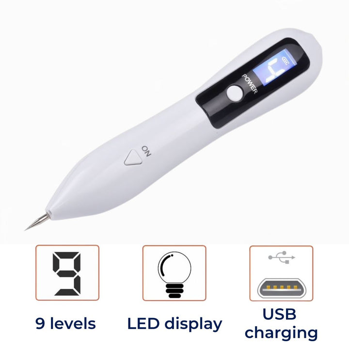 ClearSkinPro Laser Plasma Pen - Ikke-invasiv | for fjerning av fregner, hudflekker, prikker, føflekker og tatoveringer hjemme Skanto