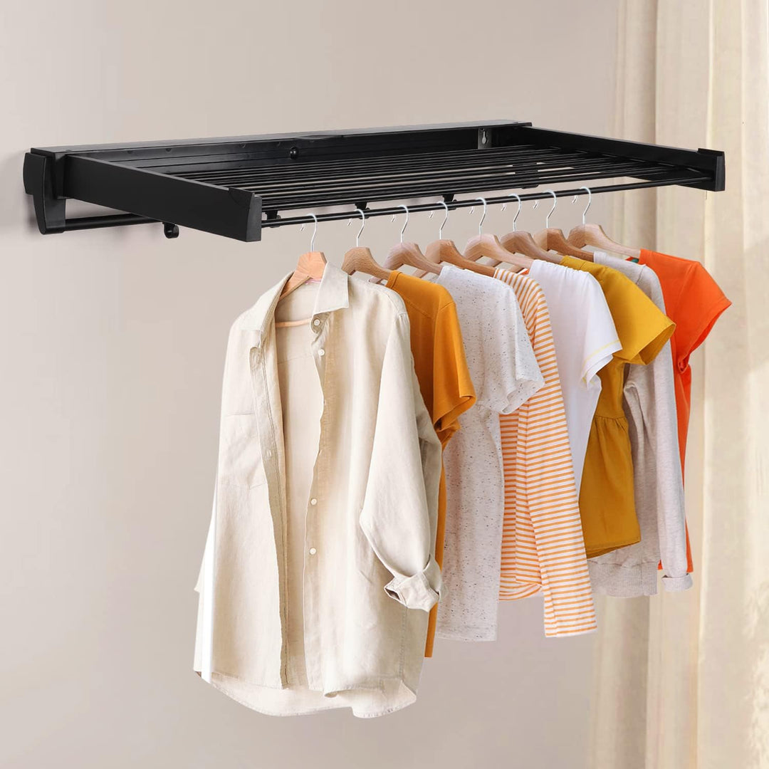Folding Clothes Drying Rack - Save Space Skanto