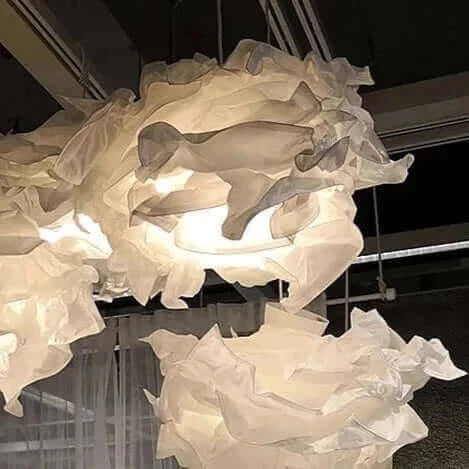 Skanto | Ull-lignende Papir Lampskjerm opptil 70 cm bred